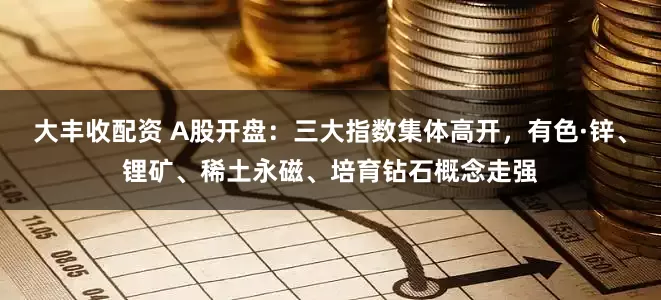 大丰收配资 A股开盘：三大指数集体高开，有色·锌、锂矿、稀土永磁、培育钻石概念走强
