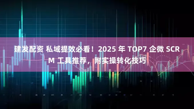 建发配资 私域提效必看！2025 年 TOP7 企微 SCRM 工具推荐，附实操转化技巧